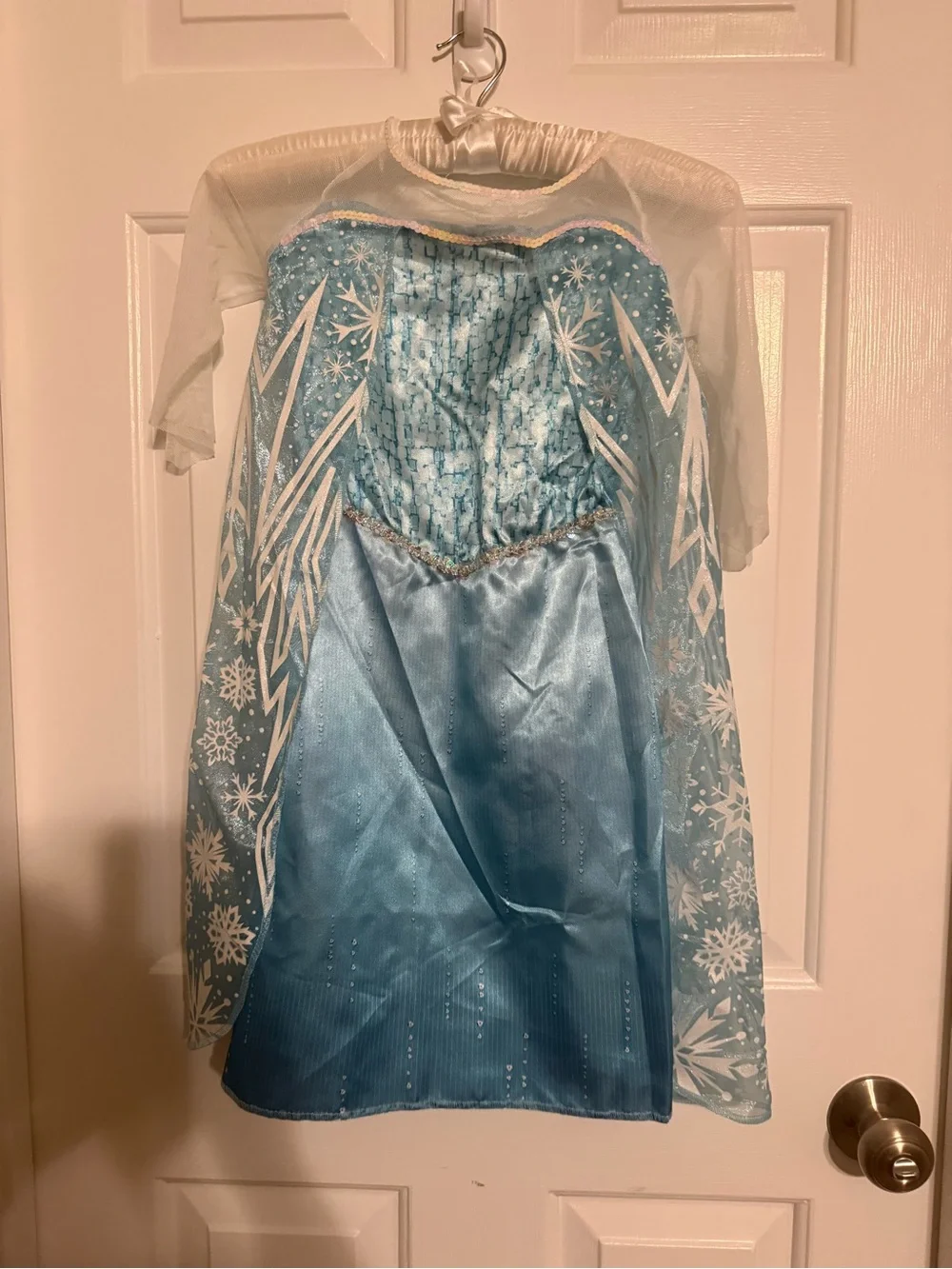 Frozen Elsa Costume Halloween Pretend Play Fits most 4-6X